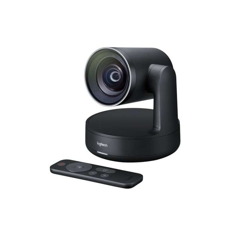 Caméra Logitech Rally pour Visioconférences PTZ Ultra HD 4K USB-C 3.0 - Contrôle Automatique - Indicateur LED de Silence - Téléc