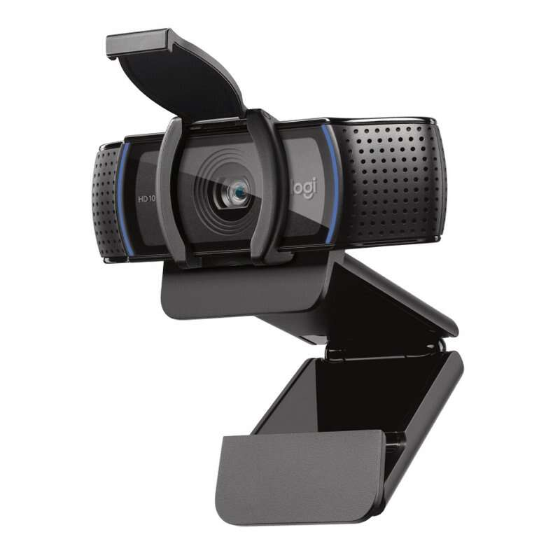 Webcam Logitech C920e Full HD 1080p USB 3.2 - Mise au point automatique - Microphones intégrés - Obturateur - Champ de vision de