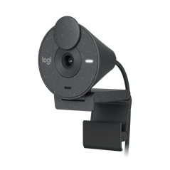 Webcam Full HD Logitech Brio 300 - 2 mégapixels - Champ de vision de 70° - Couleur graphite