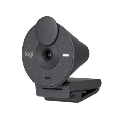 Webcam Full HD Logitech Brio 300 - 2 mégapixels - Champ de vision de 70° - Couleur graphite