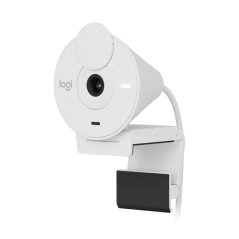 Webcam Full HD Logitech Brio 300 - 2 mégapixels - Champ de vision de 70° - Couleur blanc brut