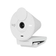 Webcam Full HD Logitech Brio 300 - 2 mégapixels - Champ de vision de 70° - Couleur blanc brut