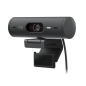 Logitech Brio 505 Webcam - 1080P - Zom Digital 4X - Enfoque Automatico - Microfono Estero - Negro