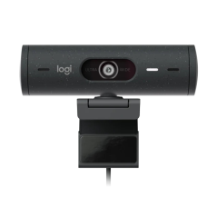 Logitech Brio 505 Webcam - 1080P - Zom Digital 4X - Enfoque Automatico - Microfono Estero - Negro