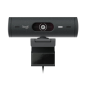 Logitech Brio 505 Webcam - 1080P - Zom Digital 4X - Enfoque Automatico - Microfono Estero - Negro
