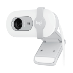 Webcam Logitech Brio 100 Full HD - 2 mégapixels - Antireflet - Blanc cassé