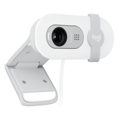 Webcam Logitech Brio 100 Full HD - 2 mégapixels - Antireflet - Blanc cassé