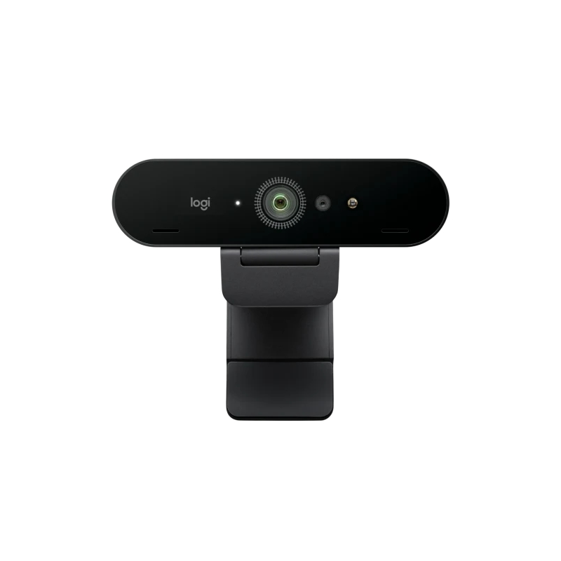 Logitech Brio 4K Webcam - Zom Digital 5X - Enfoque Automatico - Doble Microfono integrado - Negro