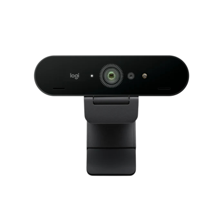 Logitech Brio 4K Webcam - Zom Digital 5X - Enfoque Automatico - Doble Microfono integrado - Negro