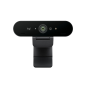 Logitech Brio 4K Webcam - Zom Digital 5X - Enfoque Automatico - Doble Microfono integrado - Negro