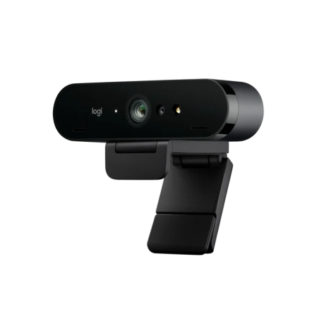 Logitech Brio 4K Webcam - Zom Digital 5X - Enfoque Automatico - Doble Microfono integrado - Negro