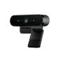 Logitech Brio 4K Webcam - Zom Digital 5X - Enfoque Automatico - Doble Microfono integrado - Negro