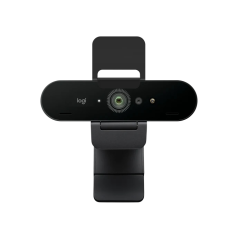 Logitech Brio 4K Webcam - Zom Digital 5X - Enfoque Automatico - Doble Microfono integrado - Negro