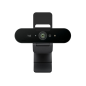 Logitech Brio 4K Webcam - Zom Digital 5X - Enfoque Automatico - Doble Microfono integrado - Negro