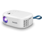 Vidéoprojecteur LED Philips - HD 720p - Luminosité 100 lumens ANSI - Projection jusqu'à 80 pouces - Wi-Fi - Haut-parleurs intégr