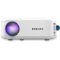 Vidéoprojecteur LED Philips - HD 720p - Luminosité 100 lumens ANSI - Projection jusqu'à 80 pouces - Wi-Fi - Haut-parleurs intégr
