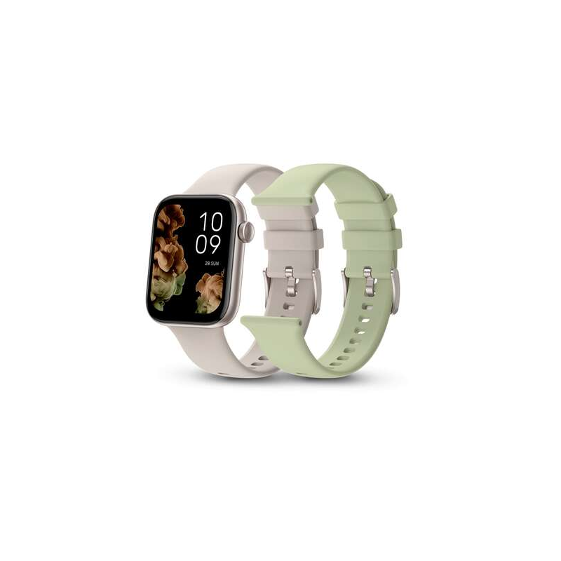 Montre Smartwatch SPC Smartee Duo 2 Écran AMOLED carré 1,78" - Plus de 100 modes sportifs - Surveillance de la santé - Résistanc