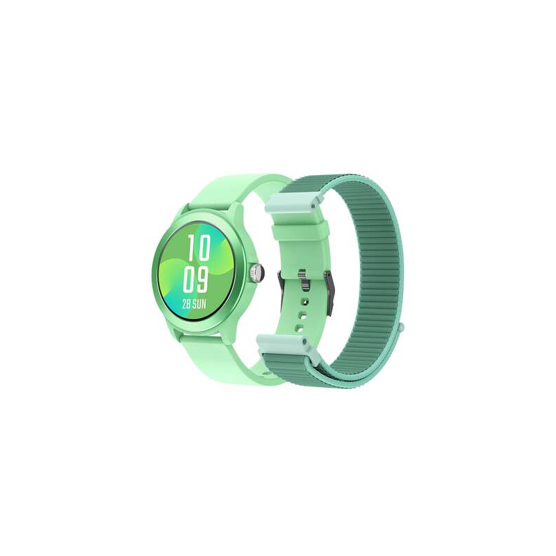 Montre Smartwatch SPC Smartee Duo Vivo Écran rond 1,27" - Plus de 100 modes sportifs - Surveillance de la santé - Résistance IP6