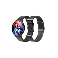 Montre Smartwatch SPC Smartee Duo Classic Écran AMOLED rond 1,43" - Plus de 100 modes sportifs - Surveillance de la santé - Rési