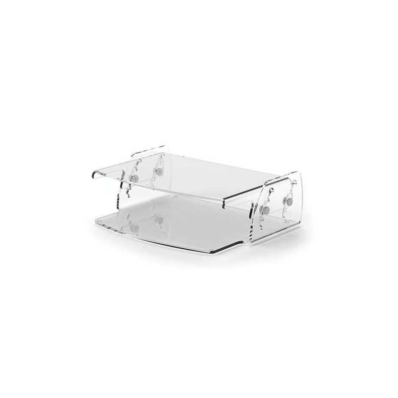 Fellowes Clarity Support de moniteur réglable - 5 réglages de hauteur - Espace inférieur pour les accessoires - Poids maximum 10