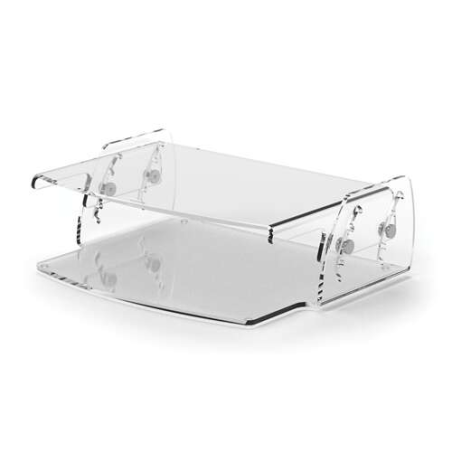 Fellowes Clarity Support de moniteur réglable - 5 réglages de hauteur - Espace inférieur pour les accessoires - Poids maximum 10