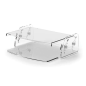 Fellowes Clarity Support de moniteur réglable - 5 réglages de hauteur - Espace inférieur pour les accessoires - Poids maximum 10