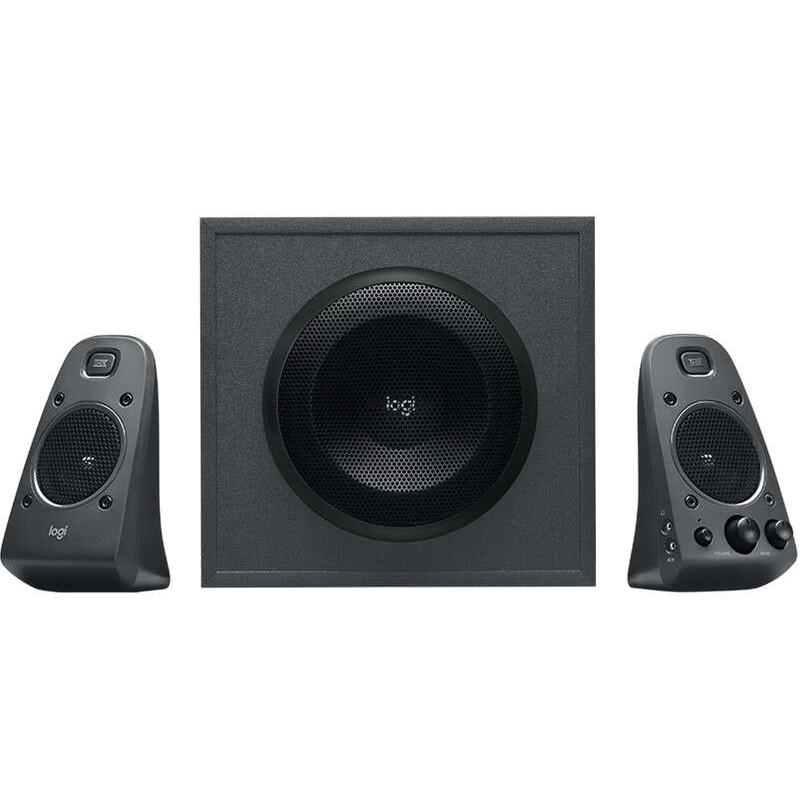 Enceintes Logitech Z625 2.1 THX 140W - Subwoofer 260W - 2x Entrées Jack 3.5mm - Entrée Casque et RCA - Couleur Noir