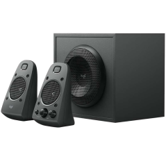 Enceintes Logitech Z625 2.1 THX 140W - Subwoofer 260W - 2x Entrées Jack 3.5mm - Entrée Casque et RCA - Couleur Noir