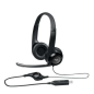 Casque Logitech H390 avec Microphone USB Pliable - Arceau Ajustable - Oreillettes Rembourrées - Commandes Filaires - Câble 2,33