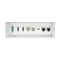 Boîtier de connexion VGA Aisens, Jack 3.5, 2x HDM, 1x USB-, 1x USB-B, 2x RJ45 Cat.6A STP - Couleur blanche