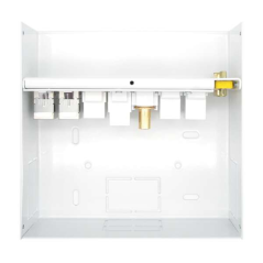 Boîtier de connexion VGA Aisens, Jack 3.5, 2x HDM, 1x USB-, 1x USB-B, 2x RJ45 Cat.6A STP - Couleur blanche