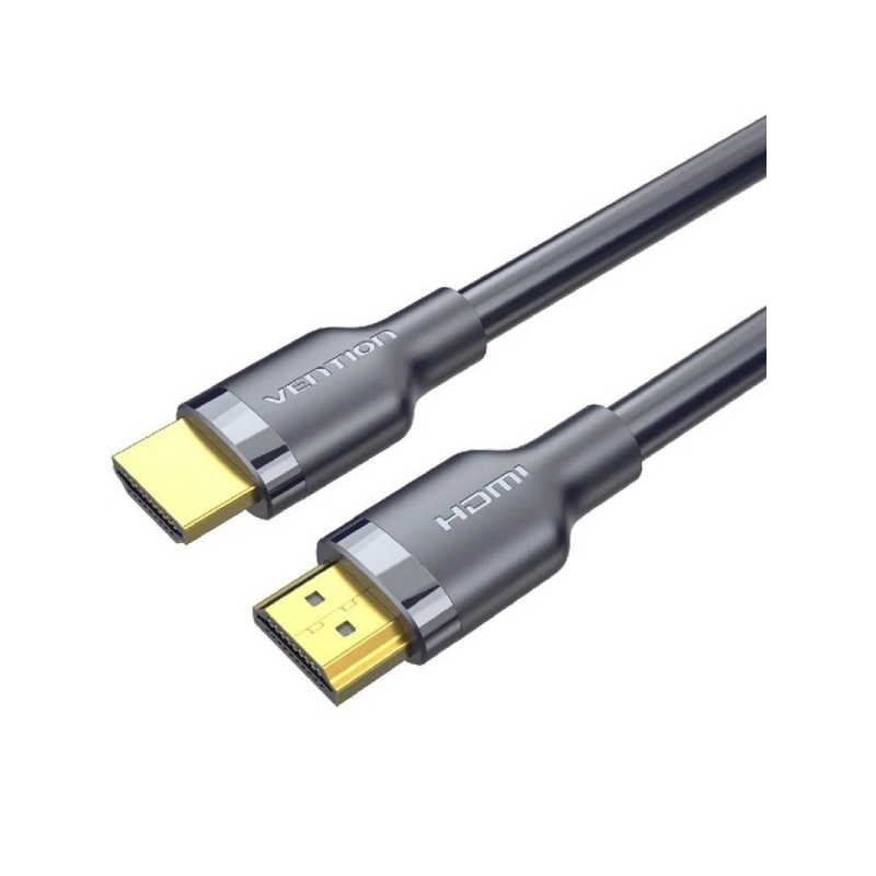 Câble HDMI 2.0 Vention - Résolution 4K - ARC - Longueur 3 m - Connecteurs plaqués or - Gaine PVC - Noir