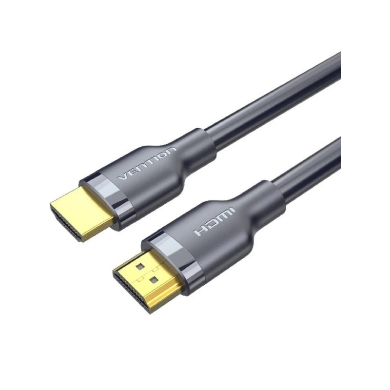 Câble HDMI 2.0 Vention - Résolution 4K - ARC - Longueur 5 m - Connecteurs plaqués or - Gaine PVC - Noir