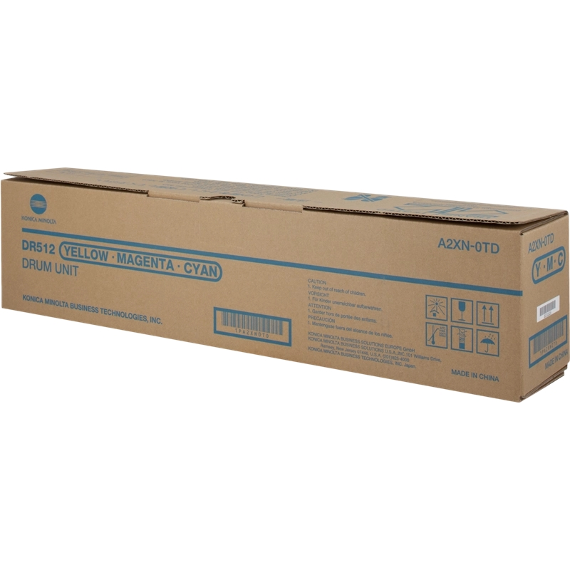 Tambour d'image d'origine Konica Minolta DR512 - DR512CMY/A2XN0TD (tambour)
