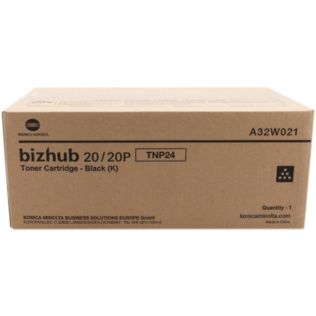 Konica Minolta TNP24 Cartouche de toner noir d'origine - A32W021