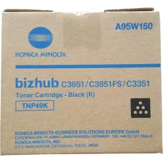 Konica Minolta TNP49 Cartouche de toner noir d'origine - TNP49K/A95W150