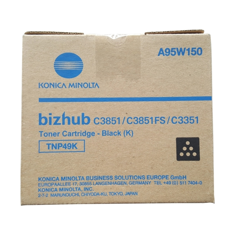 Konica Minolta TNP49 Cartouche de toner noir d'origine - TNP49K/A95W150
