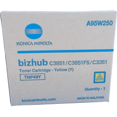 Konica Minolta TNP49 Cartouche de toner jaune d'origine - TNP49Y/A95W250