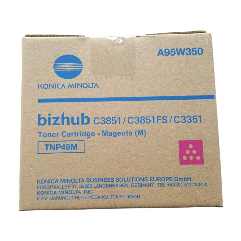 Konica Minolta TNP49 Cartouche de toner magenta d'origine - TNP49M/A95W350