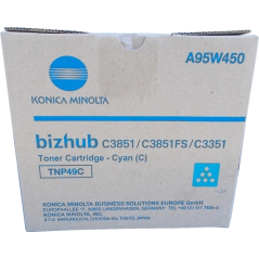 Konica Minolta TNP49 Cartouche de toner cyan d'origine - TNP49C/A95W450