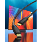 Câble HDMI 2.0 Vention - Résolution 4K - ARC - Longueur : 30 m - Connecteurs plaqués or - Gaine PVC - Noir