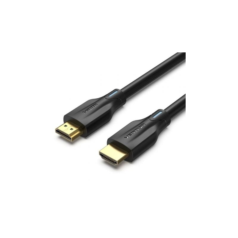 Câble HDMI 2.1 Vention - Résolution 8K - eARC - Longueur 10 m - Connecteurs plaqués or - HDR dynamique - Fréquence de rafraîchis