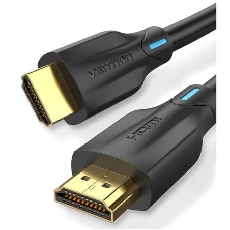 Câble HDMI 2.1 Vention - Résolution 8K - eARC - Longueur 10 m - Connecteurs plaqués or - HDR dynamique - Fréquence de rafraîchis