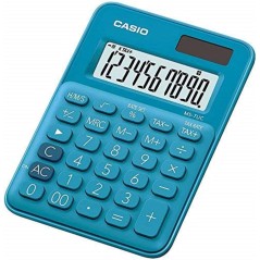 calculatrice Casio bleue écran LCD