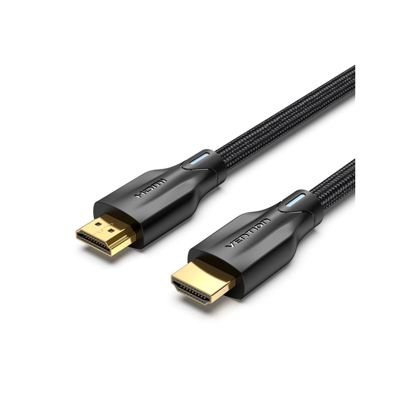 Câble HDMI 2.1 Vention - Résolution 8K - eARC - Longueur 1,5 m - Connecteurs plaqués or - HDR dynamique - Fréquence de rafraîchi