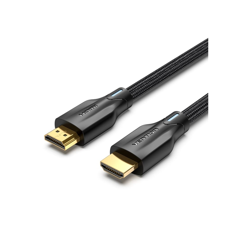 Câble HDMI 2.1 Vention - Résolution 8K - eARC - Longueur 5 m - Connecteurs plaqués or - HDR dynamique - Fréquence de rafraîchiss
