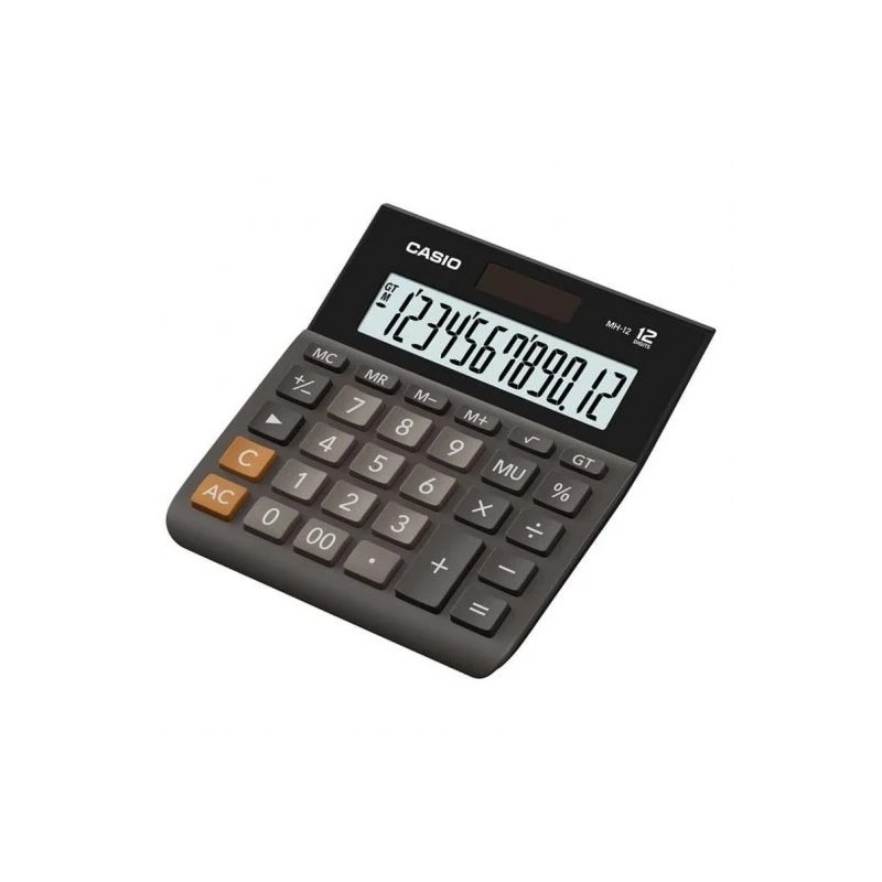 Calculatrice de bureau Casio MH-12 12 chiffres solaire noire