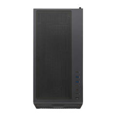 Abysm Danube Kamp BX300 Boîtier Tour Noir ATX, ITX, Micro ATX - Côté Verre Trempé - 3,5" et 2,5" - USB-A, USB-C et Audio - 4 Ven