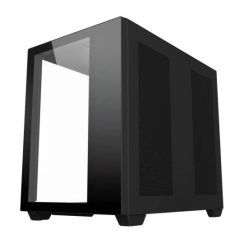 Abysm Danube Sava 285 BX203 Noir ARGB ATX, ITX, Micro ATX Boîtier Tour - Verre Trempé Latéral et Avant - 3,5" et 2,5" - USB-A, U