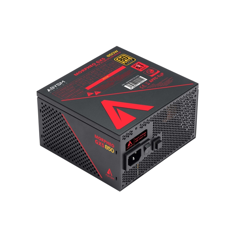 Abysm Gaming Morpheo GX5 Alimentation 850 W 80 Plus Gold entièrement modulaire 850 W ATX – Ventilateur 120 mm